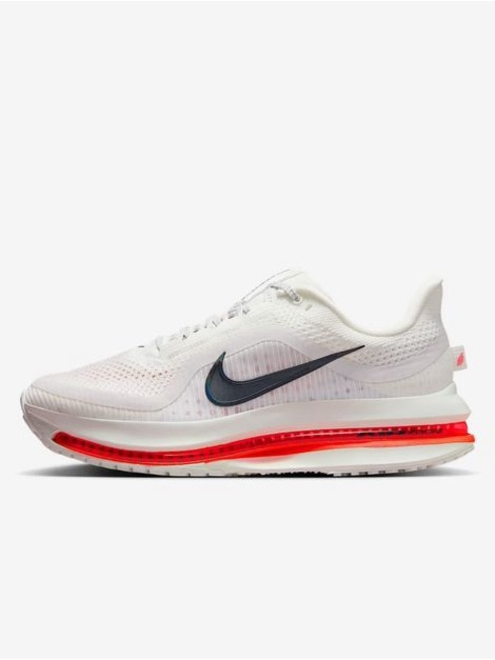 NIKE Pegasus Premium Running Shoes Womens 9 White Bright Crimson Orange